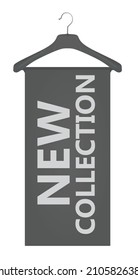 New collection sign. vector illustration