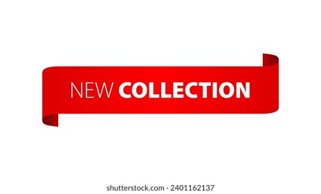 New collection stiker label vector design. New collection badge icon element