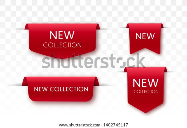 New Collection Tags Vector Badges Labels Stock Vector (Royalty Free