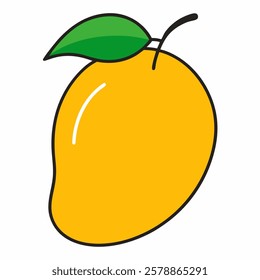 new collection testy mango vector icon on white background