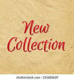 New Collection, Vector Illustration