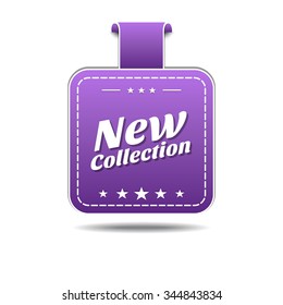 New Collection Violet Vector Icon Design