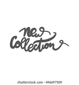  New collection.Hand lettering design.