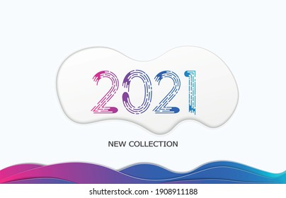 New collections 2021, best fashion brands - vector 