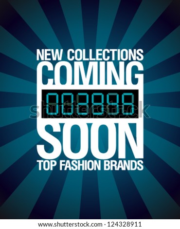 New collections, coming soon design template.