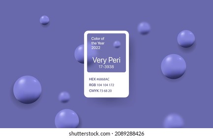 New color 2022. Color of the year 2022. Texture in trendy 2022 Very Peri color. 3D background for designers. Vector background illustration - Shutterstock ID 2089288426