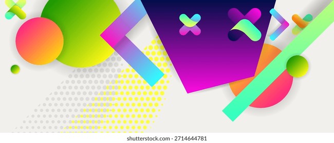 Nuevo color 2026 Fondo de Dancing Cloud con Elementos geométricos, líneas y puntos para texto, diseño universal, concepto de Anuncio