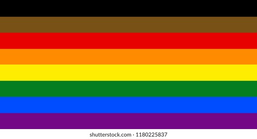 whats the gay pride flag colora