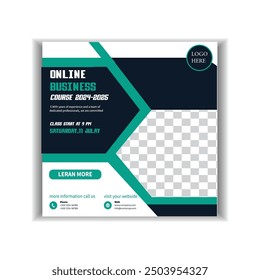 new color full social media post design