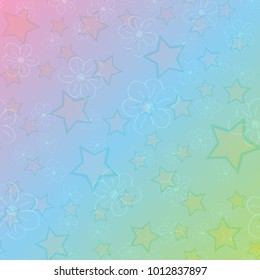 New color pattern with many flower.