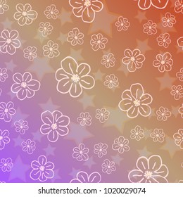 New color pattern with many flower.