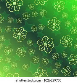 New color pattern with many flower.