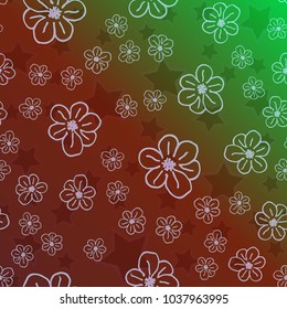 New color pattern with many flower.