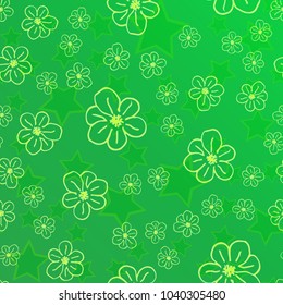 New color pattern with many flower.