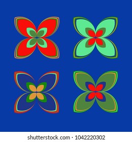 New color pattern with many flower.