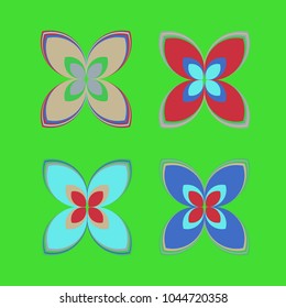 New color pattern with many flower.