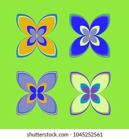New color pattern with many flower.