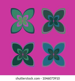 New color pattern with many flower.