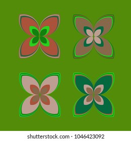 New color pattern with many flower.