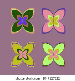 New color pattern with many flower.