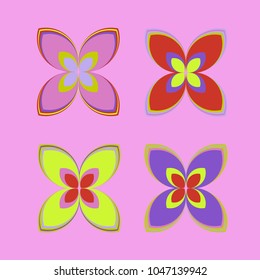 New color pattern with many flower.
