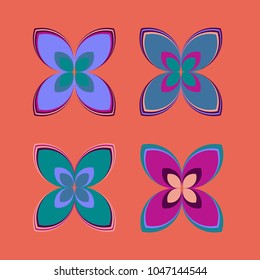 New color pattern with many flower.