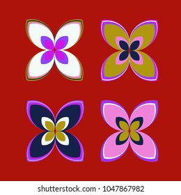 New color pattern with many flower.