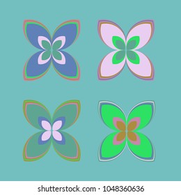New color pattern with many flower.