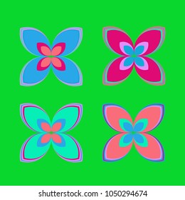 New color pattern with many flower.