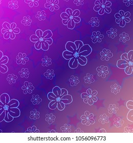 New color pattern with many flower.