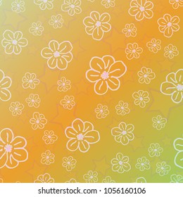 New color pattern with many flower.