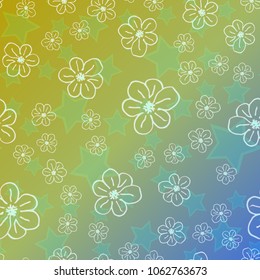 New color pattern with many flower.