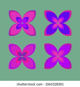 New color pattern with many flower.
