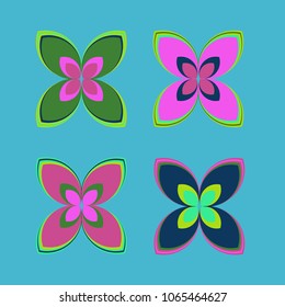 New color pattern with many flower.