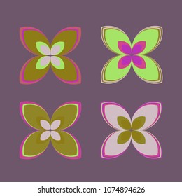 New color pattern with many flower.