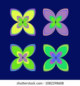 New color pattern with many flower.