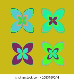 New color pattern with many flower.