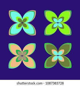 New color pattern with many flower.