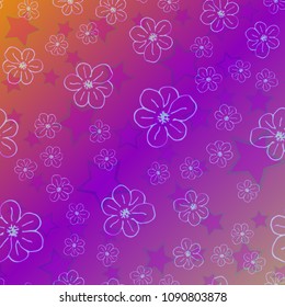 New color pattern with many flower.