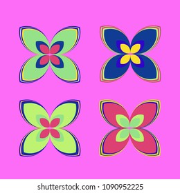 New color pattern with many flower.