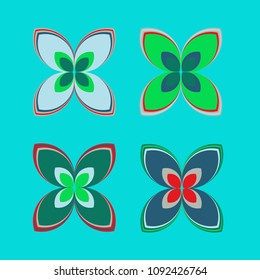 New color pattern with many flower.