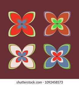 New color pattern with many flower.