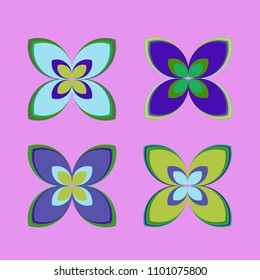 New color pattern with many flower.