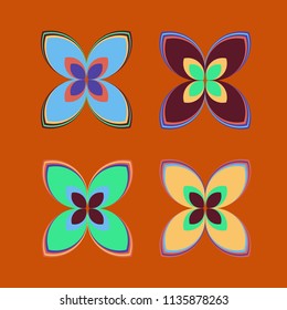 New color pattern with many flower.