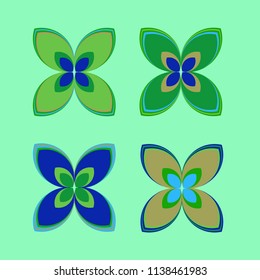 New color pattern with many flower.