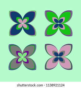 New color pattern with many flower.