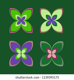New color pattern with many flower.
