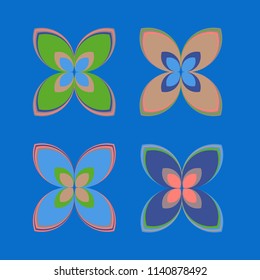 New color pattern with many flower.