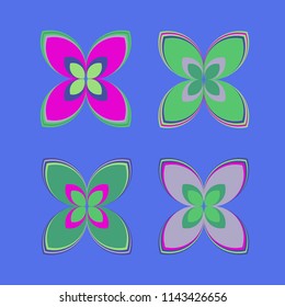 New color pattern with many flower.
