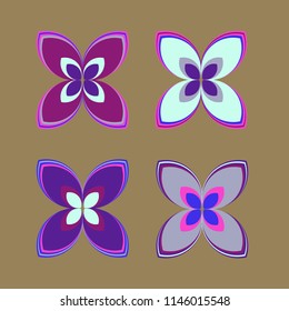 New color pattern with many flower.